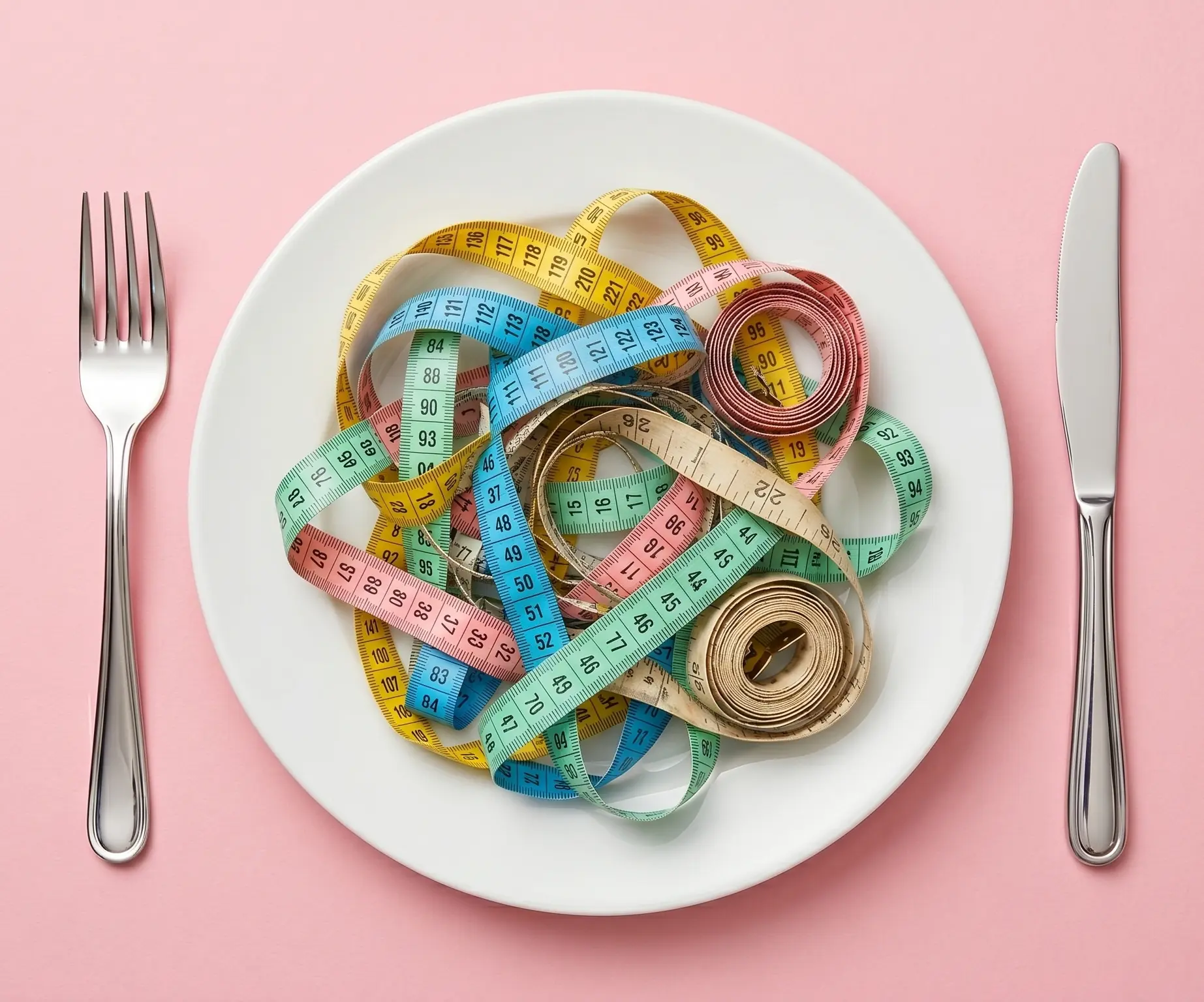 Ilustración de una persona en un entorno tranquilo, representando la especialización en TCA y la relación con la comida y el cuerpo